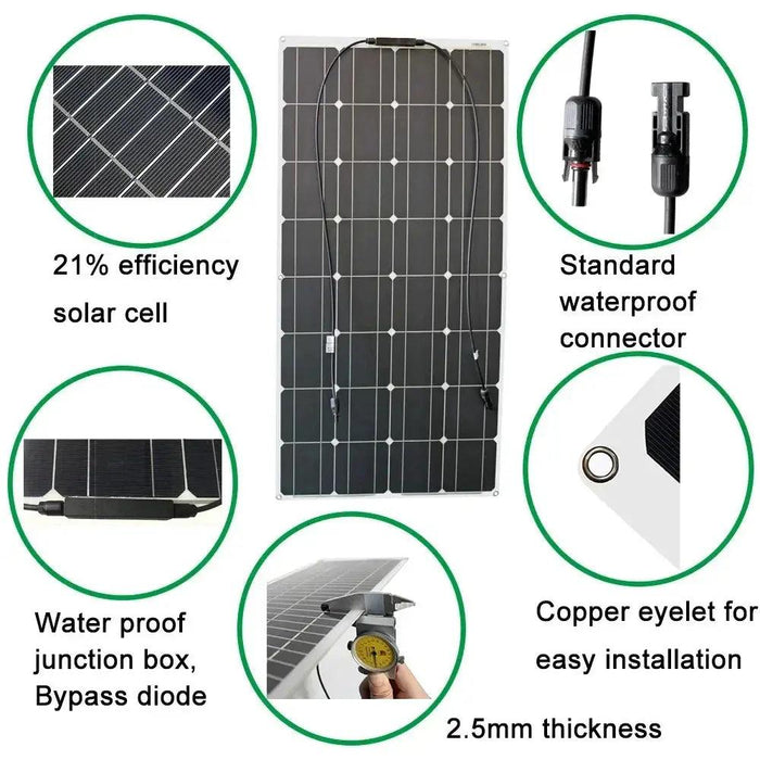 2000W Solar Panel System Kits For Home With 1000W 2000W Solar Panel - Lacatang Shop