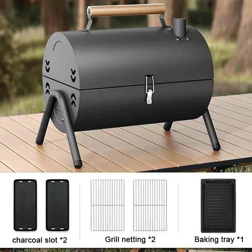 Outdoor Barbecue Stove Portable BBQ Charcoal Grill Oven - Lacatang Shop