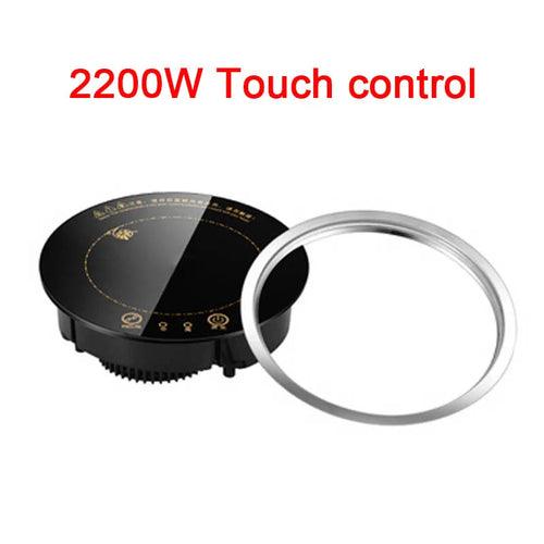 DMWD 2200W Round Electric Magnetic Induction Cooker Wire Control Black - Lacatang Shop