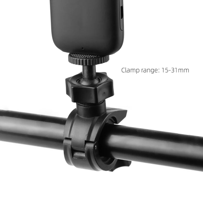 Bicycle Mount Holder Bike Clamp Stander Clip for Insta360 One X OSMO Mobile 3/2 Clamping Pipe Diameter Range 15-31mm