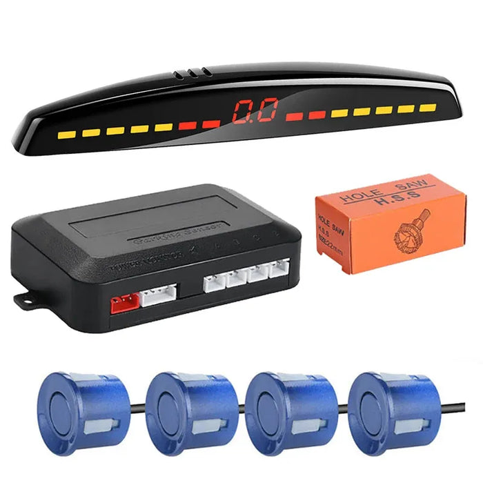 Risingon Car Parktronic LED Parking Sensor Kit Radar Display Backup Monitor Detector System