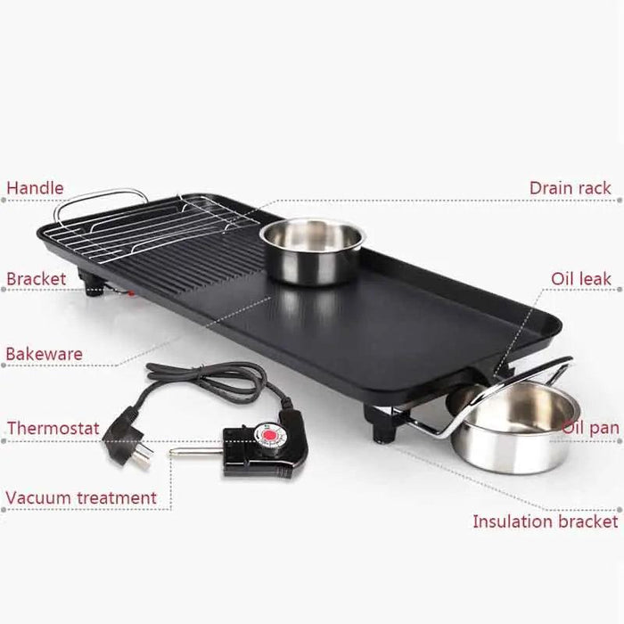 110V Household Electric Barbecue Grill Korean smokeless Baking Machine - Lacatang Shop