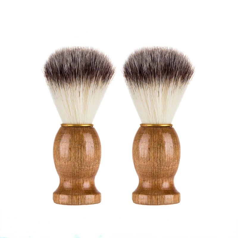 Hair Foam Whipping Brush Home Men's Shaving Brush Hair Salon Men's Mane and Beard Brush Beauty Tools