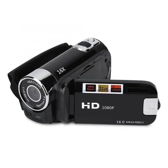 16MP 16X HD Digital Camcorder 720P Full HD 16MP Digital Video Camera 270 degree Rotation Screen 16X Night Shoot Zoom HOT