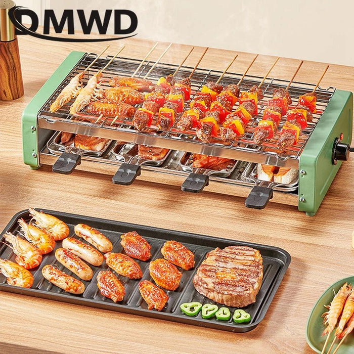 DMWD Household Baking Pan Electric Grill Barbecue Oven Cooking Machine - Lacatang Shop