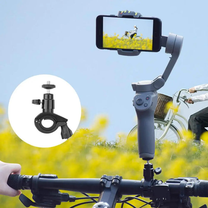 Bike Phone Holder Bicycle Mobile Cellphone Holder Gimbal Camera Bicycle Mount Stand Bracket Stabilizer for DJI OSMO Mobile 2/3