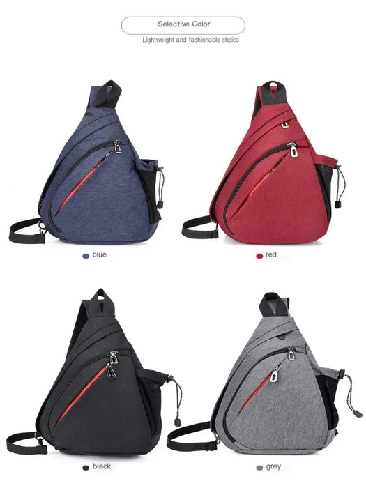 Oxford Cloth Chest Bag Men's Fashionable Crossbody Bag Outdoor Multifunctional Lightweight Casual Small Backpack 

Stylish Oxford Cloth Chest Bag for Men | Crossbody Outdoor Backpack  Lacatang Shop Lacatang Shop 