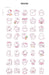 45 Pcs/box Cute Rabbit Daily Kawaii Decoration Stickers Planner Scrapbooking Stationery Korean Diary - Lacatang Shop