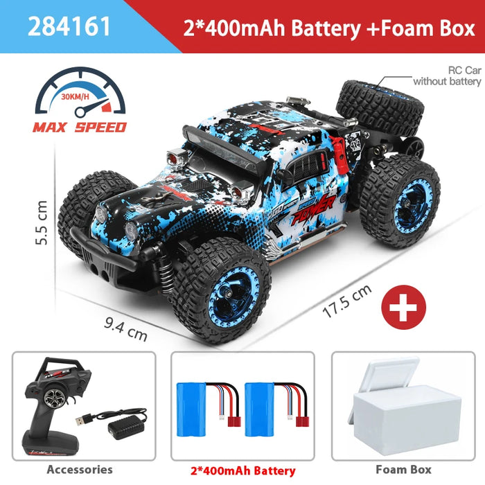 WLtoys 1:28 284131 284161 2.4G High-Speed 4WD Mini RC Racing Car - 30KM/H Remote Control Drift Toy for Kids and Gifts