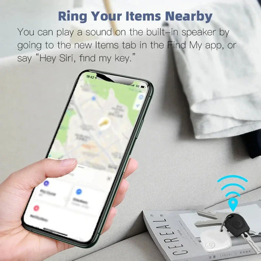 Mini Anti-Lost Tracking Device Bluetooth Works with Apple Find My APP Smart Tag Kid Pet GPS Tracker Alarm Reminder Positioner Mini Anti-Lost Tracking Device Bluetooth Works with Apple Find My APP   Lacatang Shop Lacatang Shop 