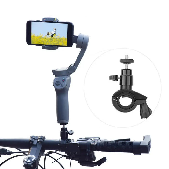 Bike Phone Holder Bicycle Mobile Cellphone Holder Gimbal Camera Bicycle Mount Stand Bracket Stabilizer for DJI OSMO Mobile 2/3