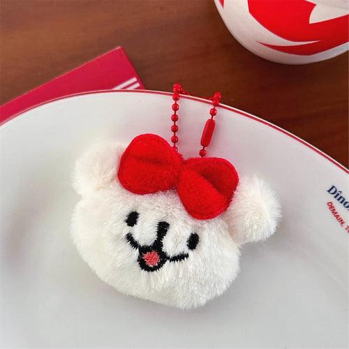 2pcs Kawaii Plush Puppy Doll Toys Keychian Cartoon Dog Bag Pendant - Lacatang Shop