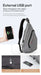 Mixi Men One Shoulder Backpack Women Sling Bag Crossbody USB Boys Cycling Sports Travel Versatile Fashion Student School Mixi Men One Shoulder Backpack Women Sling Bag Crossbody USB Boys   Lacatang Shop Lacatang Shop 