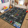 Children's Non-Slip Crawling Carpet for Living Room and Bedroom Decor - Soft Flannel Area Rug