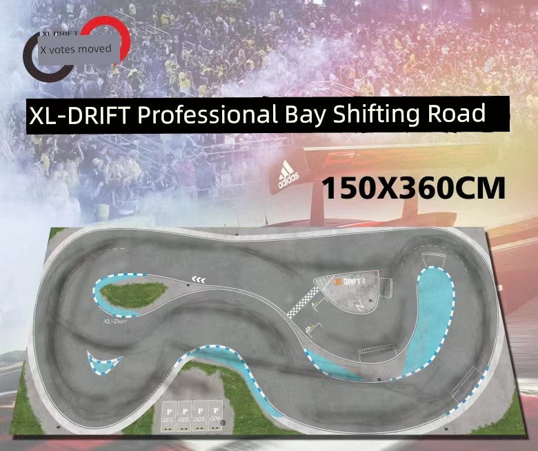 Jingshang Miniature Drift Racing Track Professional Artificial Map