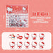 The 100-Piece Sanrio Kawaii Sticker Set from AliExpress, featuring Pochacco, Kuromi, Melody, and Hello Kitty in cute poses with hearts, comes in a red and white package adorned with heart motifs—perfect for student stationery and birthday gifts.