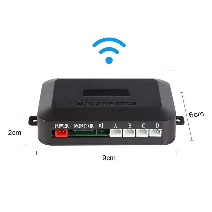 Wireless Car Parking Sensor Set LCD Display 4 Radar Probe 65dB Buzzer Alarm Backup Reversing Parktronic Monitor Detector System