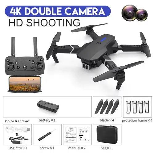 KBDFA 2025 E88 Professional Wide Angle RC Dron HD 4K Camera Mode - Lacatang Shop