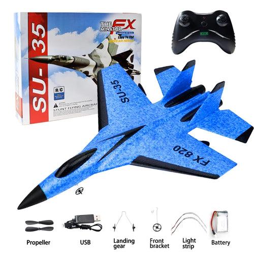 RC Foam Aircraft SU-35 Plane 2.4G Radio Control Glider Remote Control - Lacatang Shop