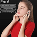 LS Pro 6 TWS Wireless Bluetooth Earbuds - Mini Stereo Sport Headphones for Xiaomi & Android - Lacatang Shop