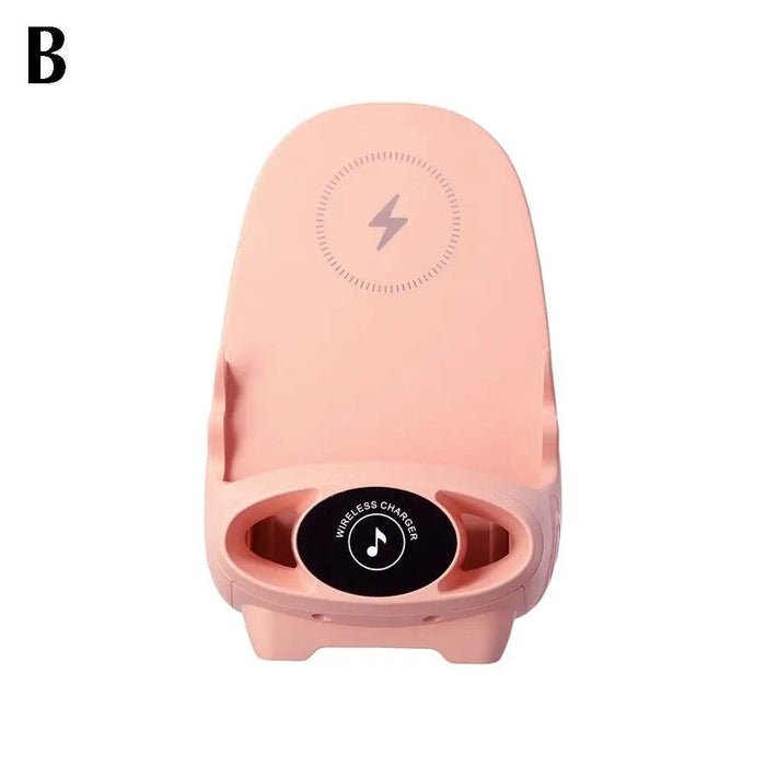 Wireless Charging Stand Portable Mini Chair Universal 15W Chair Holder Charger Desktop Phone Charging Holder - Lacatang Shop