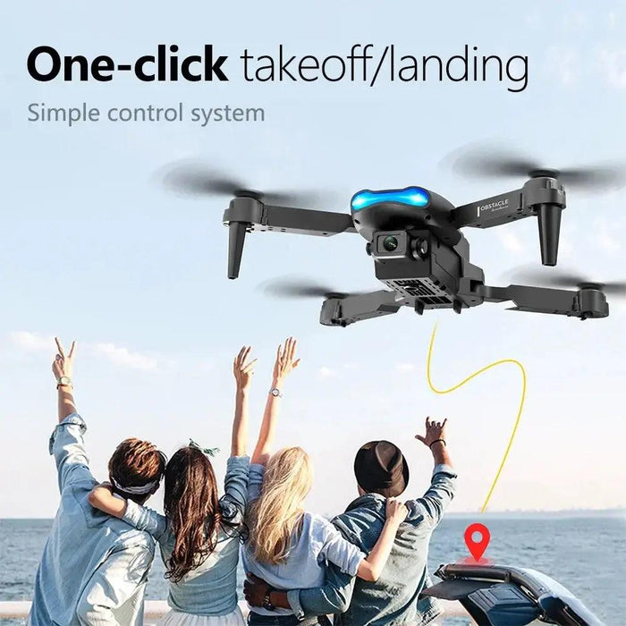 New One-click Drone E99 UAV 360-degree Rotating Folding MINI Remote - Lacatang Shop