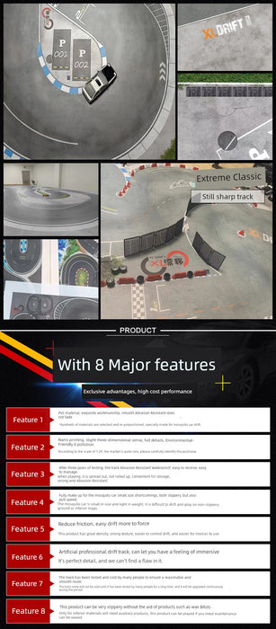 Jingshang Mini Drift Track Professional PVC Racing Map