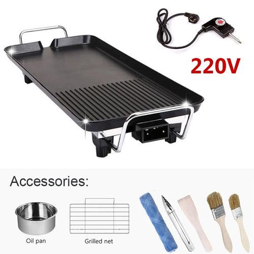 110V Household Electric Barbecue Grill Korean smokeless Baking Machine - Lacatang Shop