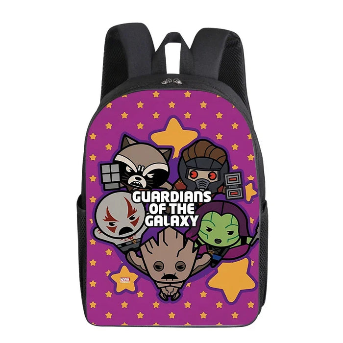 Groot Marvel Superhero Backpack - Cartoon Print School Bag for Students and Office - Cute Gift for Kids and Adults