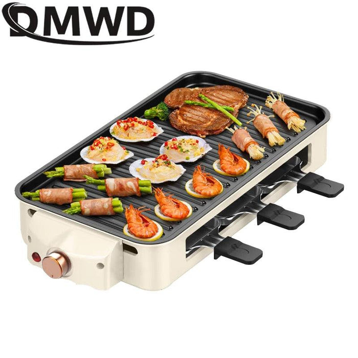 DMWD Multifunctional Electric Grill Smokeless BBQ Kebab Machine - Lacatang Shop