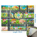 Explore the Lacatang Shop's Colorful Cartoon City Traffic Play Mat with Toy Cars for kids. This vibrant 130cm x 100cm educational rug enhances imagination and cognitive skills with roads, parking spaces, and buildings. Perfect for gifts!.