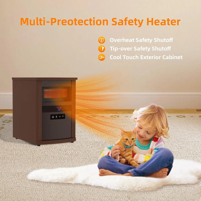 Over Heat Safety Protection Electric Portable Indoor Household Living Room Bedroom Air Space Infrared Quartz Cabinet Heater 

Stay Safe & Cozy: Infrared Quartz Cabinet Heater for Bedroom & Living Room with Over Heat Protection  Lacatang Shop Lacatang Shop 