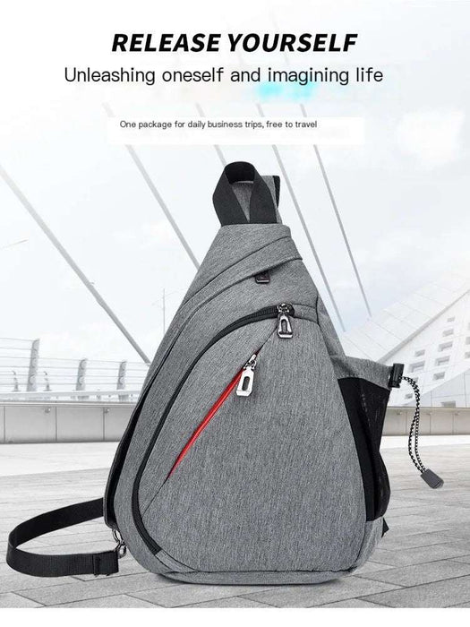 Oxford Cloth Chest Bag Men's Fashionable Crossbody Bag Outdoor Multifunctional Lightweight Casual Small Backpack 

Stylish Oxford Cloth Chest Bag for Men | Crossbody Outdoor Backpack  Lacatang Shop Lacatang Shop 