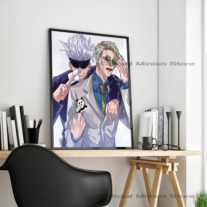 Kento Nanami Jujutsu Kaisen Classic Movie Art Print - Self-Adhesive Waterproof Sticker for Coffee House and Bar Wall Decor