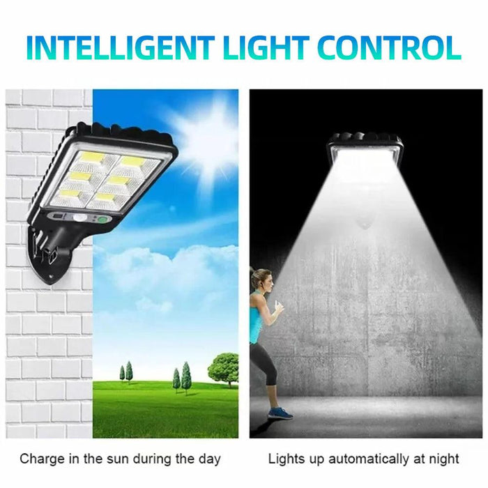 Solar Outdoor LED Wall Light with Human Body Waterproof 3modes - Lacatang Shop