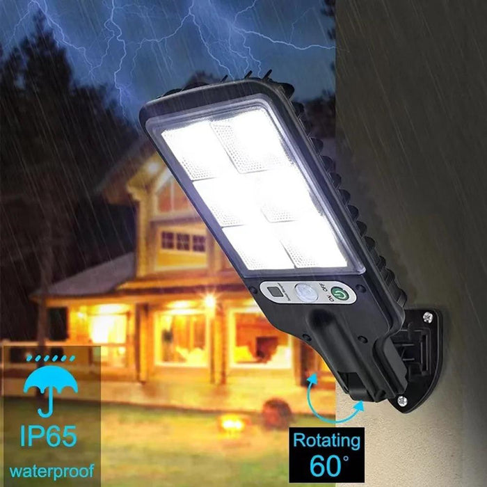 Solar Outdoor LED Wall Light with Human Body Waterproof 3modes - Lacatang Shop