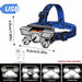 1pcs Rechargeable Headlamp, Portable 5LED Headlight Torch, Portable - Lacatang Shop