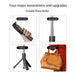 Bluetooth Wireless Selfie Stick Mini Tripod Extendable Monopod Remote - Lacatang Shop