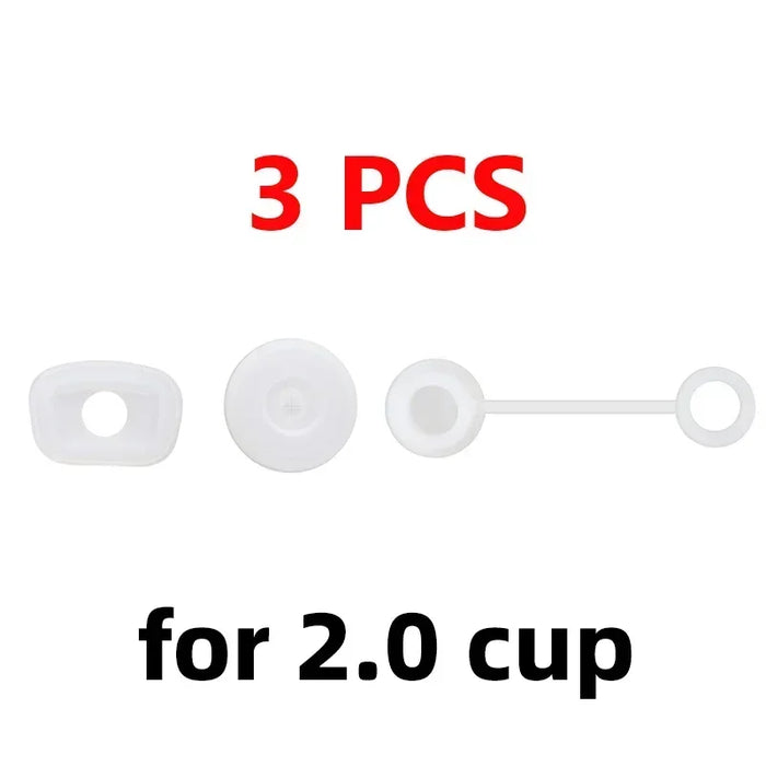 Silicone Spill Proof Stopper Set for Stanley Cup 1.0 2.0 40oz/ 30oz Tumbler Accessories Straw Cap Spill Stopper Leak Stopper