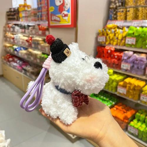 Cute Kawaii Plush Puppy Doll Toys Keychian Cartoon Bag Pendant Charms - Lacatang Shop