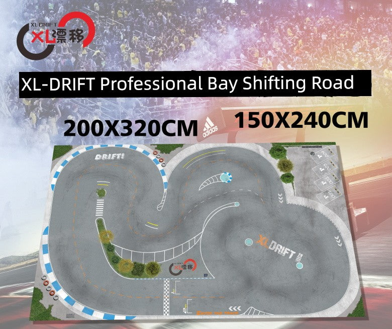 Jingshang Mini Drift Racing Track Professional PVC Play Map