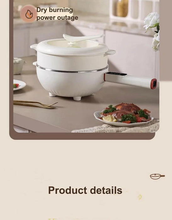 4.5L Smart Electric Wok Multi-function Electric Pot Reservation Steamer Non-stick Fry Pan Large Capacity Electric Hot Pot 220V - Lacatang Shop