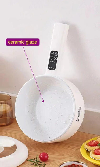 220V Multifunctional Electric Cooker Ceramic Pot Household Low-Power Student Dormitory Rice Cooker Noodle Soup With Steamer Pot - Lacatang Shop