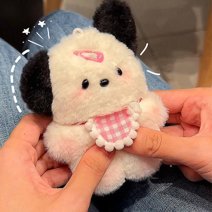 Kawaii Plush Puppy Doll Toys Keychian Cartoon Bag Pendant Charms Car Keyring For Women Girls Birthday Gifts - Lacatang Shop