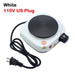 110V Mini Electric Stove Portable Tea Warmer Coffee Milk Heater Stove - Lacatang Shop