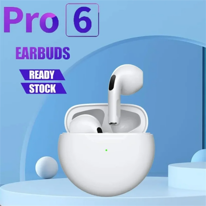 LS Pro 6 Mini TWS Bluetooth Earphones - Wireless Sport Headset for Android & Xiaomi