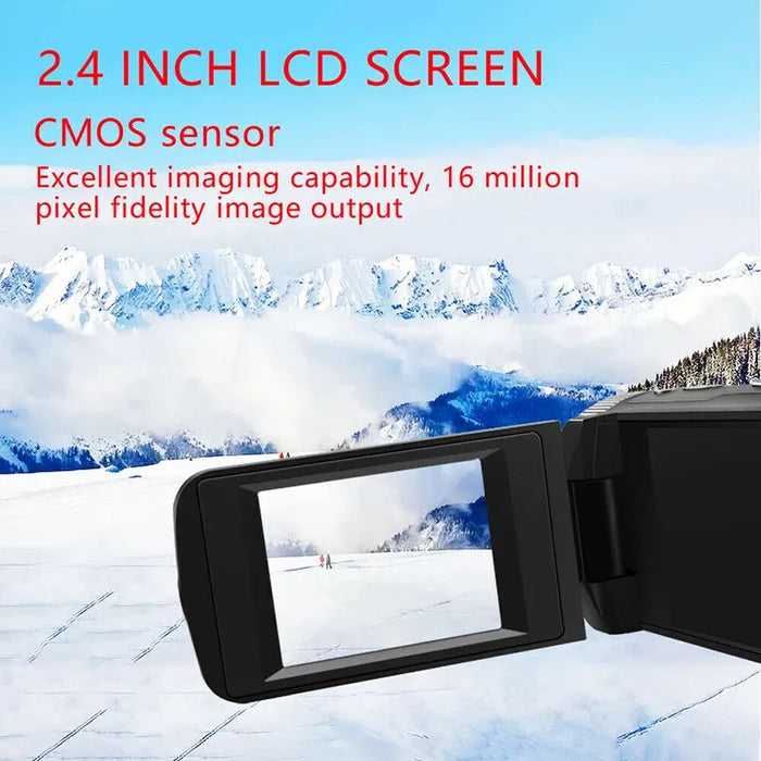 HD 1080P Professional Digital Video Camera With Mic 16 Million Pixels DV Audio Multifunction Anti-shaking Photographic Machine