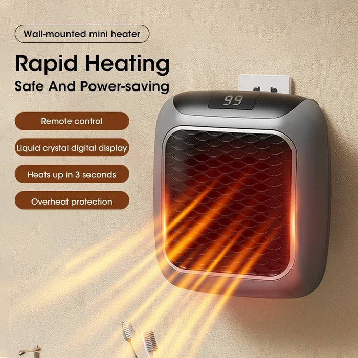 Electric Heater Home Appliance Heating Furnace Portable Heater Plug-in Room Heater Mini Radiator Remote Heating 500W 

Efficient 500W Portable Heater with Remote for Instant Warmth in Any Room | Electric Heating Furnace  Lacatang Shop Lacatang Shop 