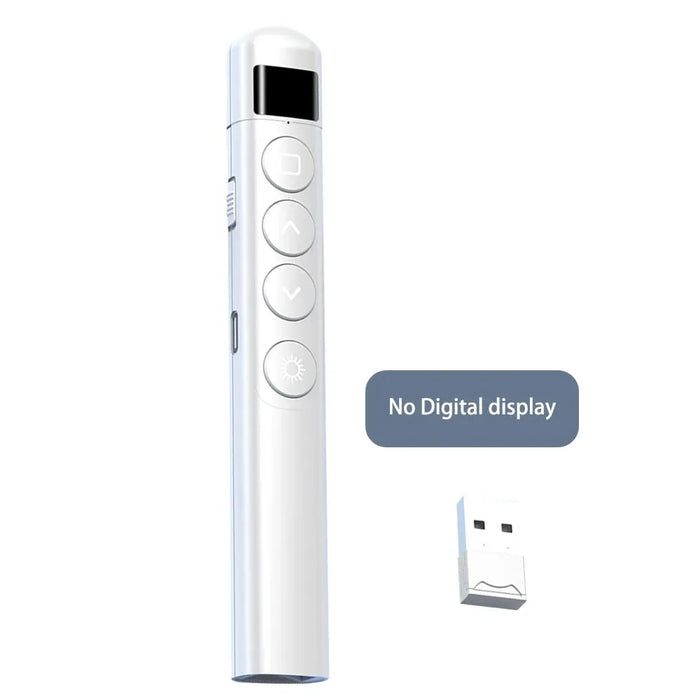 Wireless Presenter Red Laser Page Turning Pen 2.4G Volume Remote Control PPT Presentation USB PowerPoint Pointer Mouse