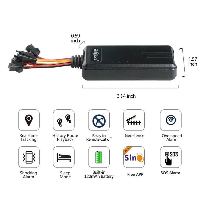 SinoTrack 4G GPS Tracker ST-906L For Car Motorcycle Vehicle Tracking - Lacatang Shop